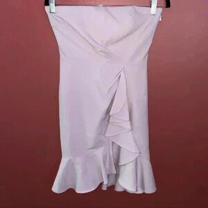 CINQ A SEPT Cassandra Ruffle Strapless Minidress